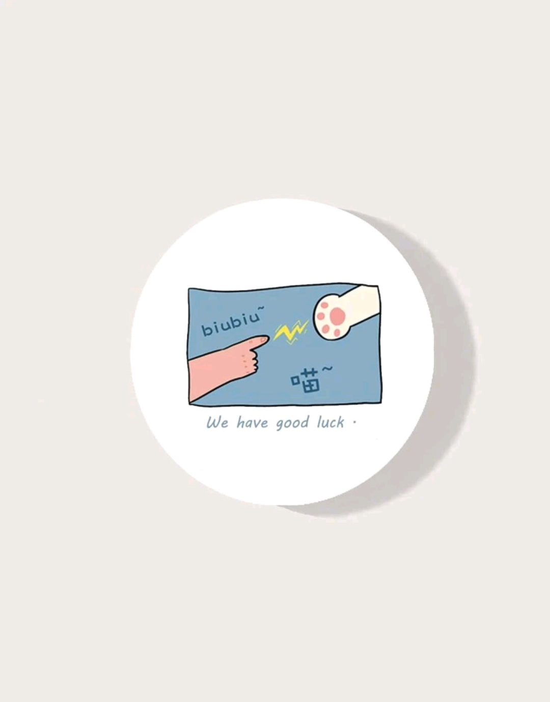 قبضة هاتف برسوم كرتون Cartoon Graphic Stand-out Phone Grip